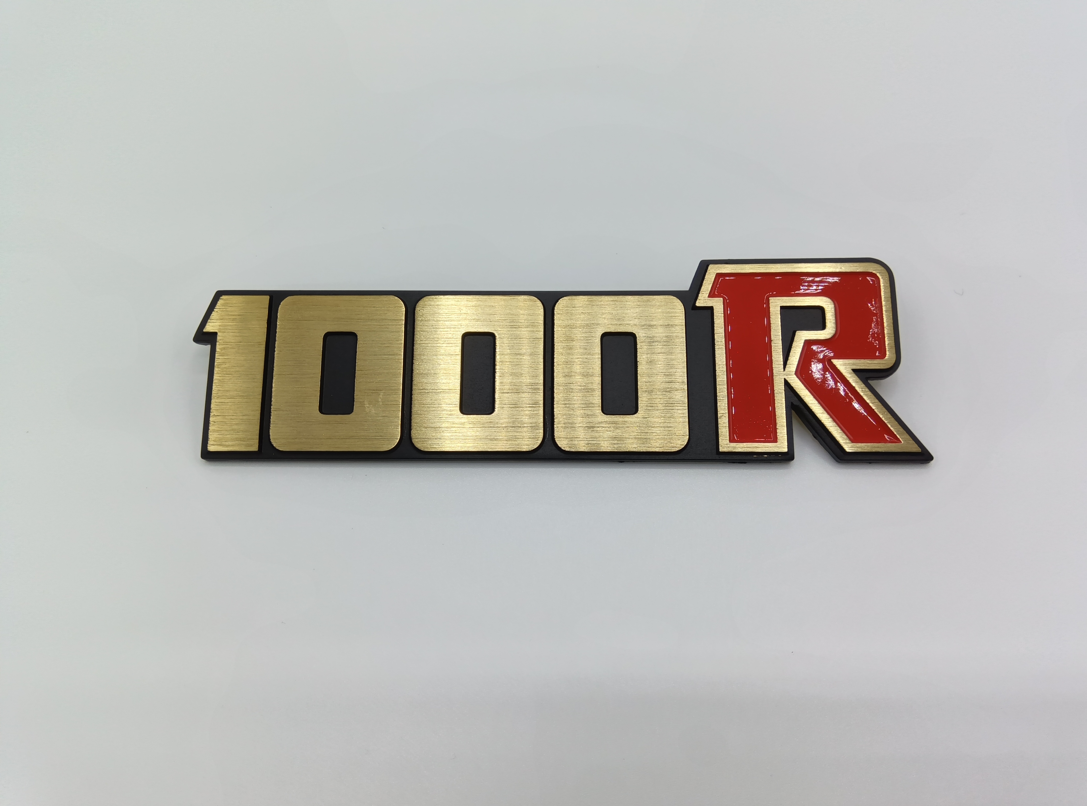 1983年 KZ1000R SIDE COVER EMBLEM "1000R （Ｒ=レッド）"